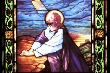 Jesus stained glass for the St. Joseph Parish in South Lyon, Michigan