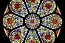 Rose Window by Stained Glass Inc.